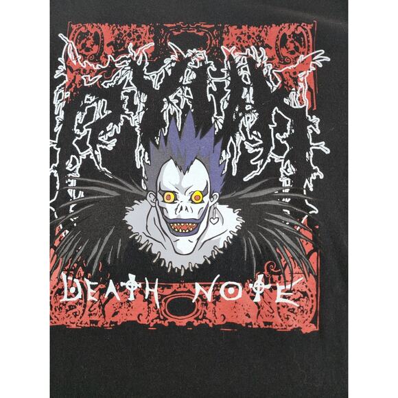 Shonen Jump Death Note Ryuk Ripple Junction Anime Black T Shirt Mens Large - Picture 2 of 5
